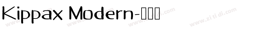 Kippax Modern字体转换